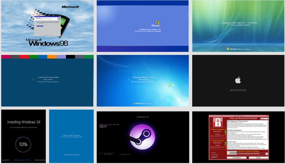 假装 Windows 升级界面 摸鱼神器